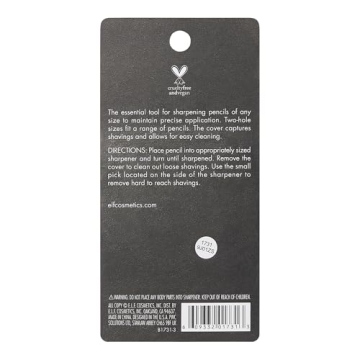 e.l.f. Dual-Pencil Sharpener - Travel-Friendly Beauty Tool