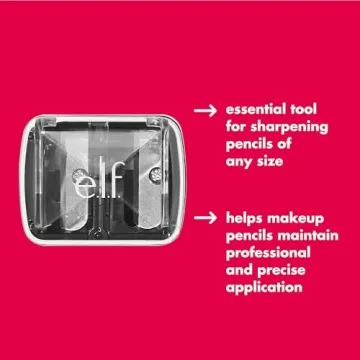 e.l.f. Dual-Pencil Sharpener - Travel-Friendly Beauty Tool