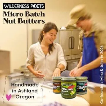 Wilderness Poets Raw Macadamia Nut Butter in Glass Jar - 8 oz