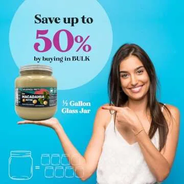Wilderness Poets Raw Macadamia Nut Butter in Glass Jar - 8 oz