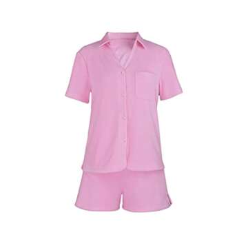 HnuanLui Women Button Shirts 2 pcs Sets Button Up Plaid Long Shirts+High Waist Short Pants Sets Y2K Casual Working Outfits