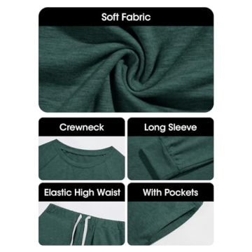 Eurivicy Women's Stylish Sweatsuit Set for Comfort and Style