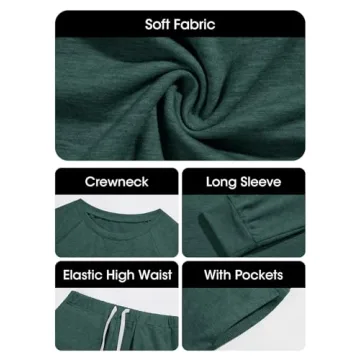 Eurivicy Women's Stylish Sweatsuit Set for Comfort and Style