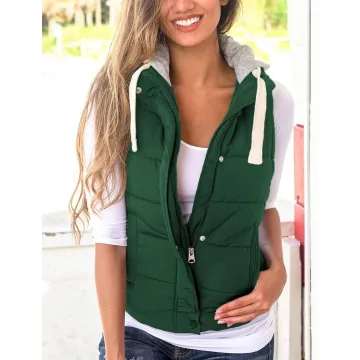 Yeokou Women Hooded Winter Vest