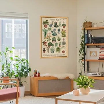 Vintage Succulent Puzzle for Adults 1000 Pieces