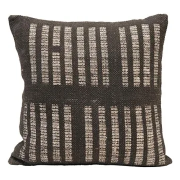 Creative Co-Op Woven Cotton Pillow - Stylish Home Accent