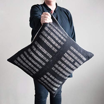 Creative Co-Op Woven Cotton Pillow - Stylish Home Accent