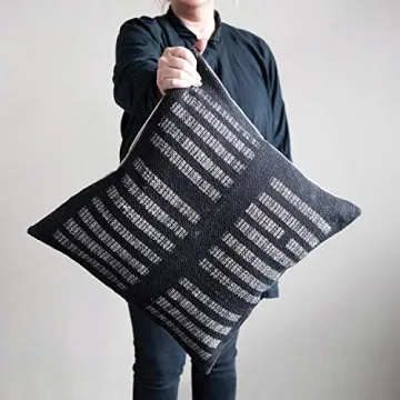 Creative Co-Op Woven Cotton Pillow - Stylish Home Accent