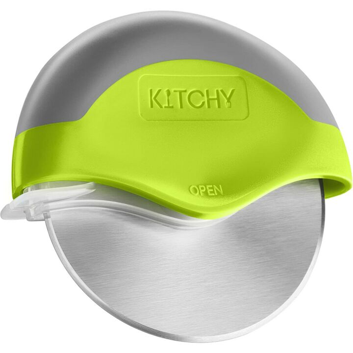 Ergonomic Kitchy Pizza Cutter Wheel with Guard