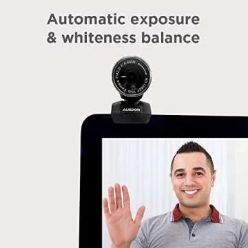 AUSDOM 1080P Webcam for HD Video Calling and Streaming