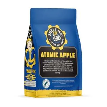 Bones Coffee Company Fallout Atomic Apple Flavored Coffee Beans, Whole Bean Coffee Medium Roast Low ...