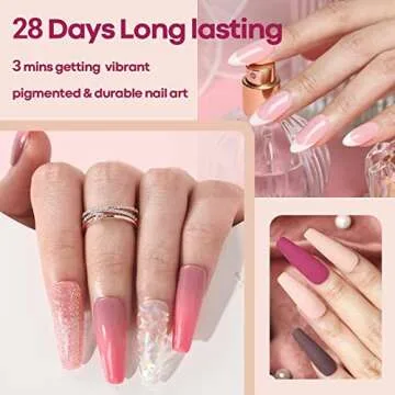 Modelones Gel Nail Polish Kit with UV Light and Tools