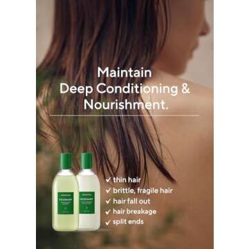 AROMATICA Rosemary Scalp Scaling Shampoo and Conditioner Set 13.53 fl.oz each – Vegan Hair Care Gift Set with Rosemary Oil. Sulfate Free Shampoo Conditioner For Hair Growth