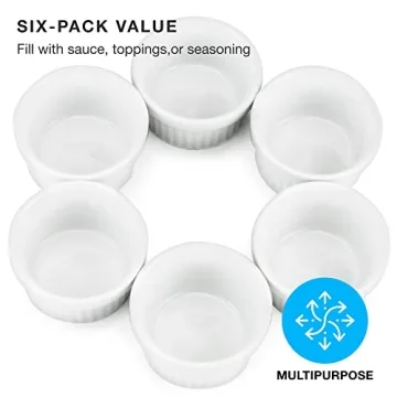Kÿchen Mini Ramekins - Perfect 1 oz Porcelain Cups Set
