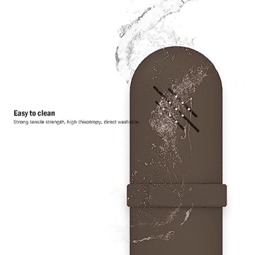 JDZJUCHU Silicone Travel Makeup Brush Holder For All