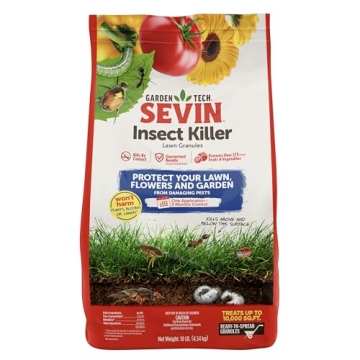 Sevin Insect Killer Lawn Granules - 10 lbs Powerful Pest Control