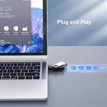 TOPESEL USB Storage Flash Drive, 5 Pack 32GB USB Flash Drives Memory Stick, USB Drive Thumb Drives U...