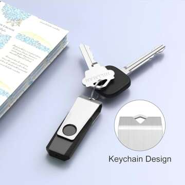 TOPESEL USB Storage Flash Drive, 5 Pack 32GB USB Flash Drives Memory Stick, USB Drive Thumb Drives USB Stick Flash Memory Stick Swivel USB 2.0 (32G,5PC, Black)