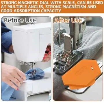 Magnetic Seam Guide for Precise and Efficient Sewing