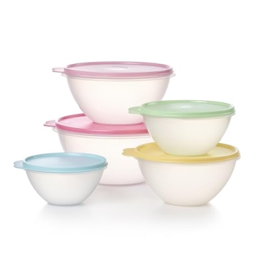 Tupperware Heritage Wonderlier 10 Piece Set - Vintage Colors