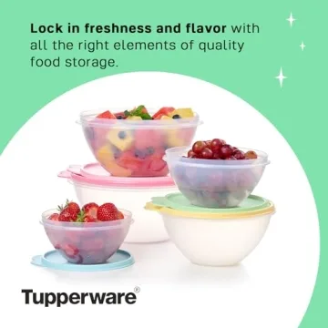 Tupperware Heritage Wonderlier 10 Piece Set - Vintage Colors