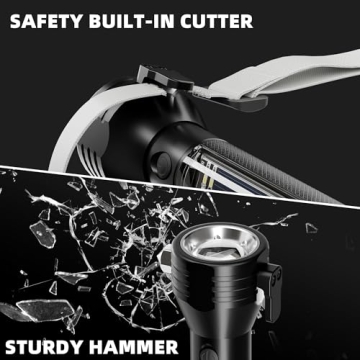 Otdair Solar & USB-C Rechargeable LED Flashlight