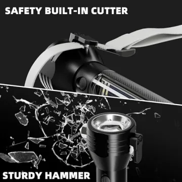 Otdair Solar & USB-C Rechargeable LED Flashlight