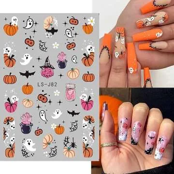 Halloween Nail Stickers for Creative Nail Art Fun