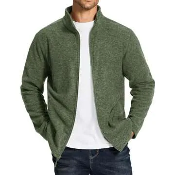 TACVASEN Fleece Jacket for Men - Lightweight & Stylish