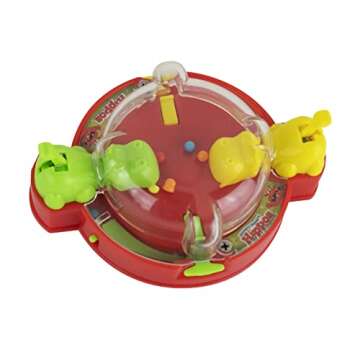 World's Smallest Hungry Hungry Hippos, Super Fun for Outdoors, Travel & Family Game Night, Multicolor, Miniature