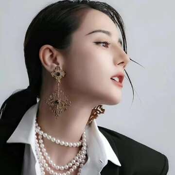 FASHEWELRY 120Pcs/box Antique Bronze Iron Filigree Connector Charm Pendants Tibetan Metal Filigree Findings for DIY Hairpin Necklace Jewelry Making