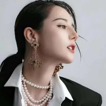 FASHEWELRY 120Pcs/box Antique Bronze Iron Filigree Connector Charm Pendants Tibetan Metal Filigree Findings for DIY Hairpin Necklace Jewelry Making