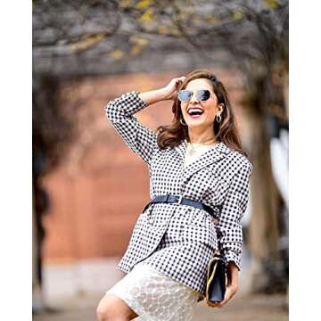 BOUTIQUELOVIN 14K Gold Plated Chunky Gold Hoop Earrings for Women Lightweiht Tube Hoops Hypoallergenic Sterling Silver Post Thick Hoop Earrings