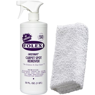 FOLEX Instant Carpet Spot Remover Kit with Reusable Cloth