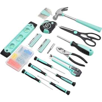 Amazon Basics Household Tool Kit 142 Piece Storage Case