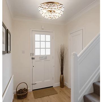 JONATHAN Y Isabelle Flush Mount Light for Stylish Illumination