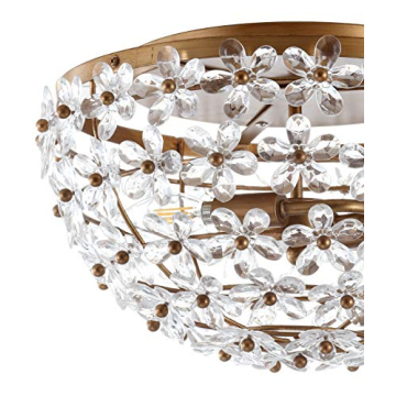 JONATHAN Y Isabelle Flush Mount Light for Stylish Illumination