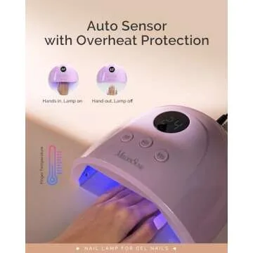 MelodySusie Plus30F UV Nail Lamp - Fast Gel Dryer
