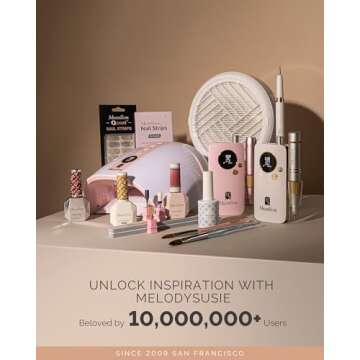 MelodySusie Plus30F UV Nail Lamp - Fast Gel Dryer