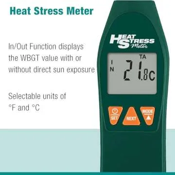 Extech HT30 Heat Stress WBGT Meter for Safety