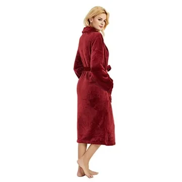 HEARTNICE Women's Fleece Bathrobe - Plush Comfort