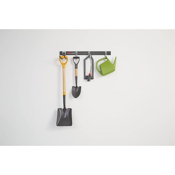 Rubbermaid FastTrack Garage Hook Rail System for Easy Storage