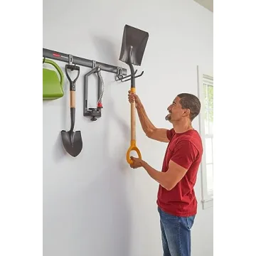 Rubbermaid FastTrack Garage Hook Rail System for Easy Storage