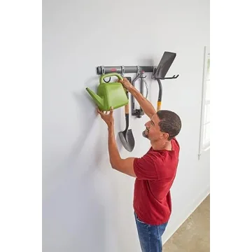 Rubbermaid FastTrack Garage Hook Rail System for Easy Storage