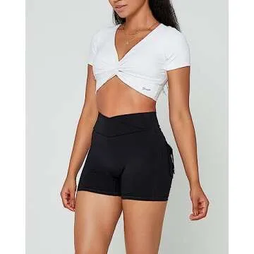Danysu Pocket Shorts: Stylish Athletic Shorts for Women