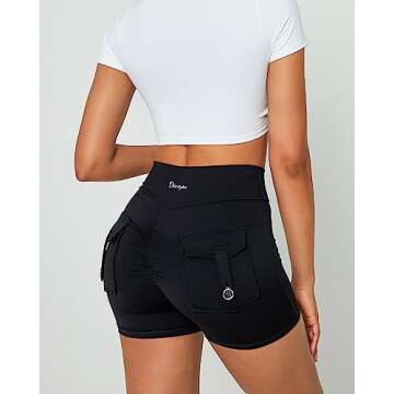 Danysu Pocket Shorts: Stylish Athletic Shorts for Women