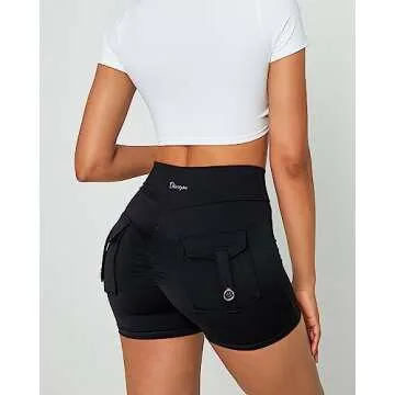 Danysu Pocket Shorts: Stylish Athletic Shorts for Women