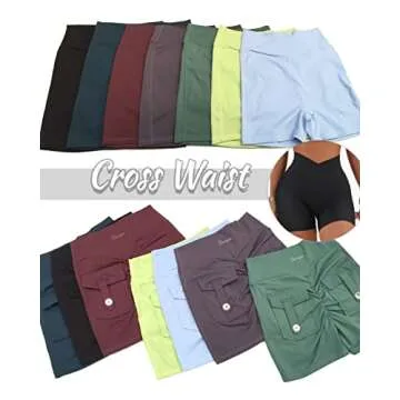 Danysu Pocket Shorts: Stylish Athletic Shorts for Women
