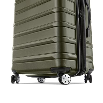 Samsonite Omni 2 Hardside Expandable Luggage with Spinner Wheels, Vita Olive, 2-Piece Set (Carry-on/Medium)