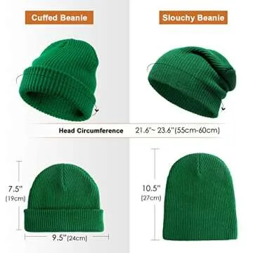 Lvaiz Winter Knitted Beanie Hats for Ultimate Comfort